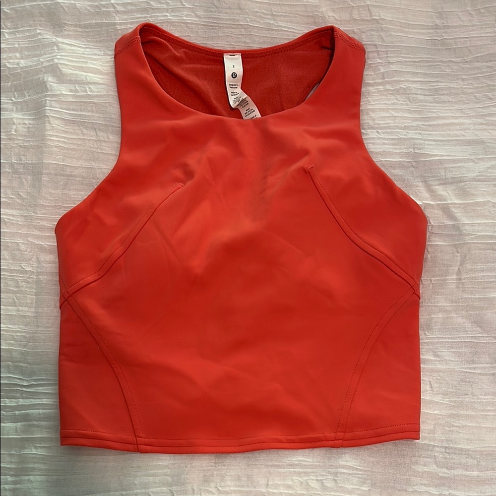 Lululemon Athletica Fitted Crop Tank Top
